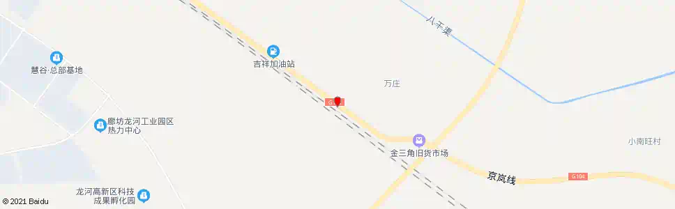 廊坊小万庄_公交站地图_廊坊公交_妙搜公交查询2025