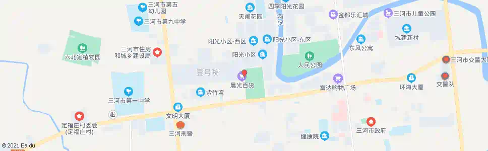 廊坊晨光百货_公交站地图_廊坊公交_妙搜公交查询2025