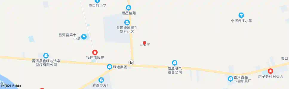 廊坊大六王庄_公交站地图_廊坊公交_妙搜公交查询2025