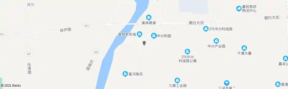廊坊燕郊美林小区南门_公交站地图_廊坊公交_妙搜公交查询2025