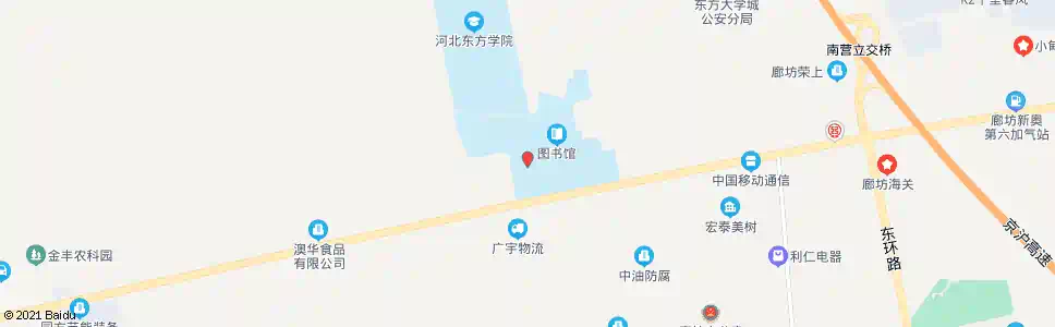 廊坊大学城第八食堂_公交站地图_廊坊公交_妙搜公交查询2025
