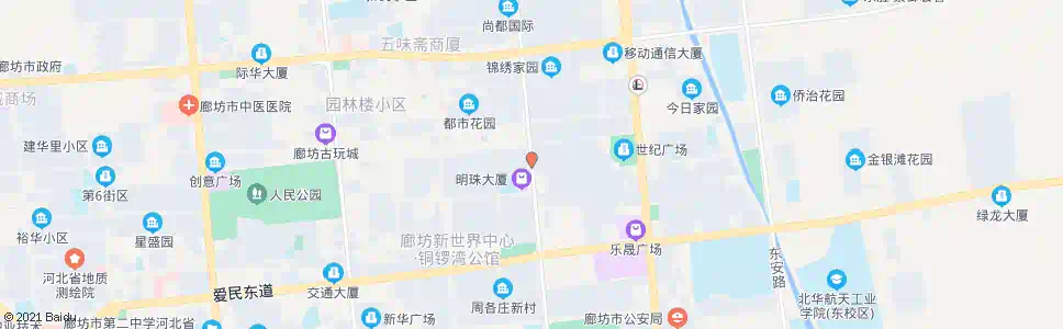 廊坊康乐小区_公交站地图_廊坊公交_妙搜公交查询2025