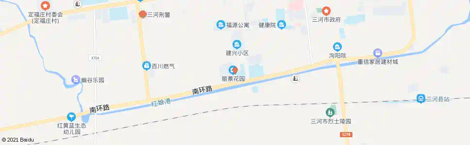廊坊丽景花园_公交站地图_廊坊公交_妙搜公交查询2025