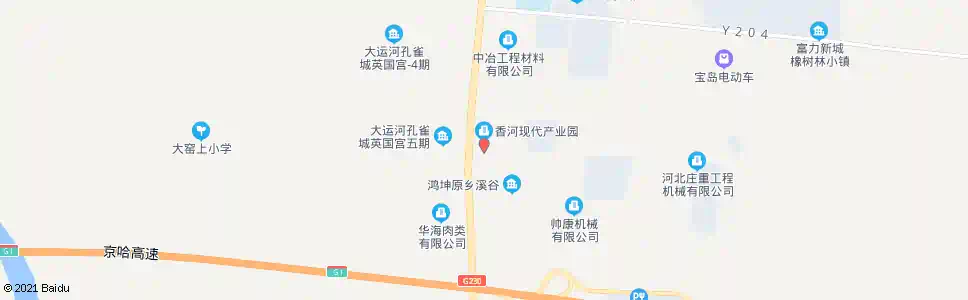 廊坊香河新兴产业示范区_公交站地图_廊坊公交_妙搜公交查询2025