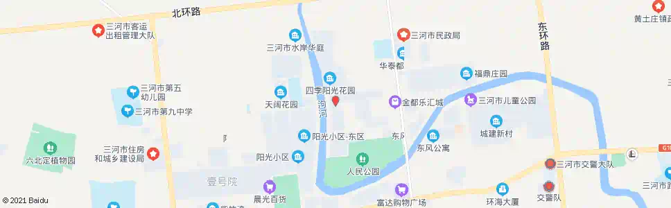 廊坊四季阳光南门_公交站地图_廊坊公交_妙搜公交查询2025