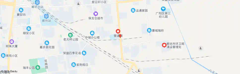 廊坊管道七区_公交站地图_廊坊公交_妙搜公交查询2025