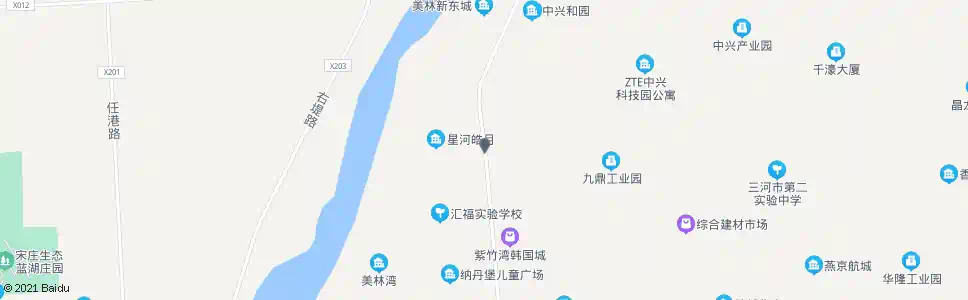 廊坊燕郊星河皓月小区北门_公交站地图_廊坊公交_妙搜公交查询2025