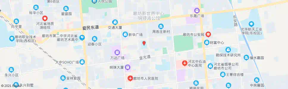 廊坊三中_公交站地图_廊坊公交_妙搜公交查询2025