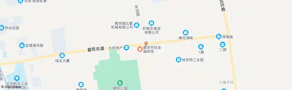 廊坊社会福利院_公交站地图_廊坊公交_妙搜公交查询2025