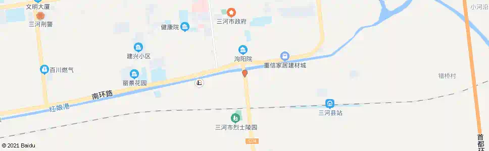 廊坊凉水河桥南_公交站地图_廊坊公交_妙搜公交查询2025