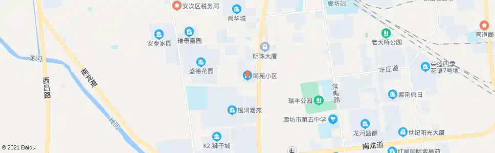 廊坊南苑小区_公交站地图_廊坊公交_妙搜公交查询2025