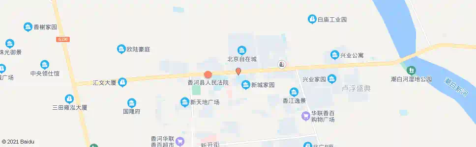 廊坊二中(金领商贸楼)_公交站地图_廊坊公交_妙搜公交查询2025