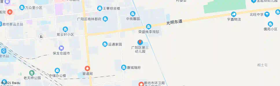 廊坊第三幼儿园_公交站地图_廊坊公交_妙搜公交查询2025