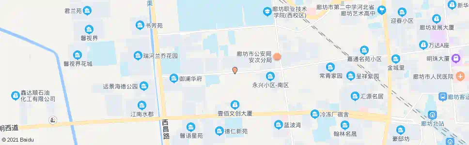 廊坊北昌小区_公交站地图_廊坊公交_妙搜公交查询2025