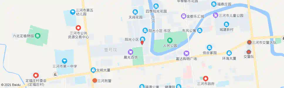 廊坊阳光小区南门_公交站地图_廊坊公交_妙搜公交查询2025