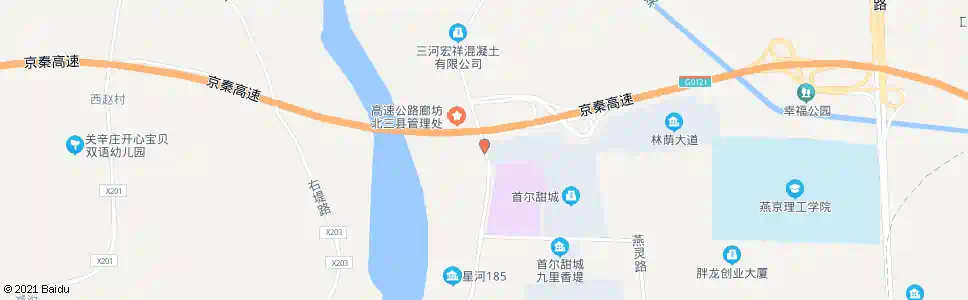 廊坊首尔甜城_公交站地图_廊坊公交_妙搜公交查询2025