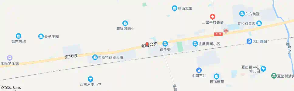 廊坊大厂福喜公司_公交站地图_廊坊公交_妙搜公交查询2025