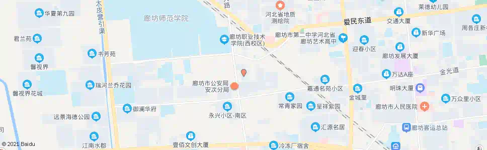 廊坊永鸿小区_公交站地图_廊坊公交_妙搜公交查询2025