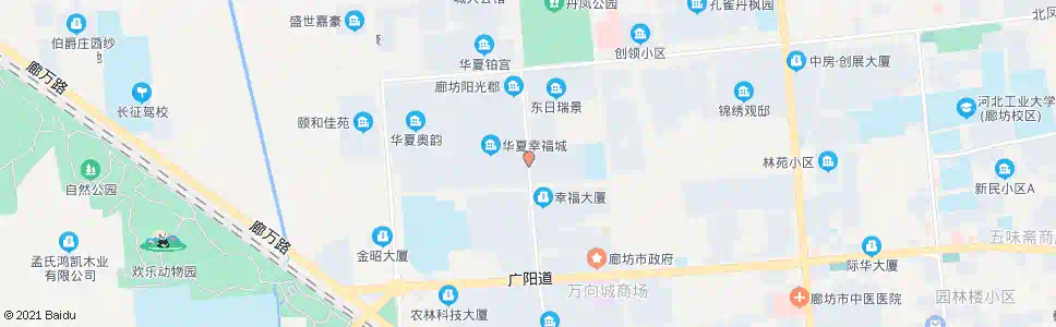 廊坊幸福城润园_公交站地图_廊坊公交_妙搜公交查询2025