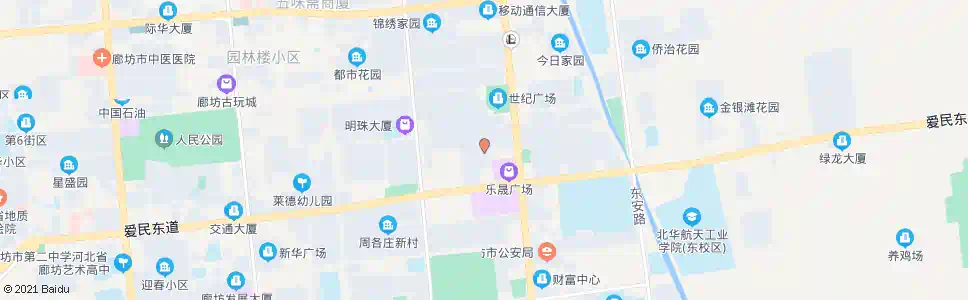 廊坊康乐花园_公交站地图_廊坊公交_妙搜公交查询2025