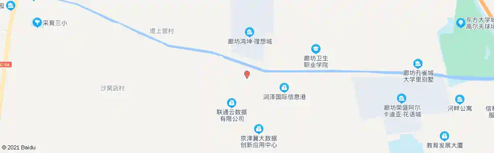 廊坊润泽信息港_公交站地图_廊坊公交_妙搜公交查询2025