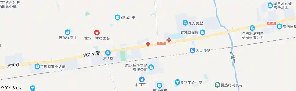 廊坊夏垫_公交站地图_廊坊公交_妙搜公交查询2025