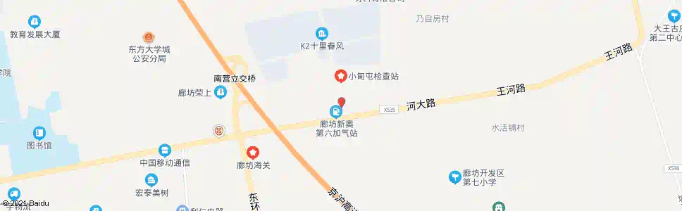 廊坊南营路口_公交站地图_廊坊公交_妙搜公交查询2025