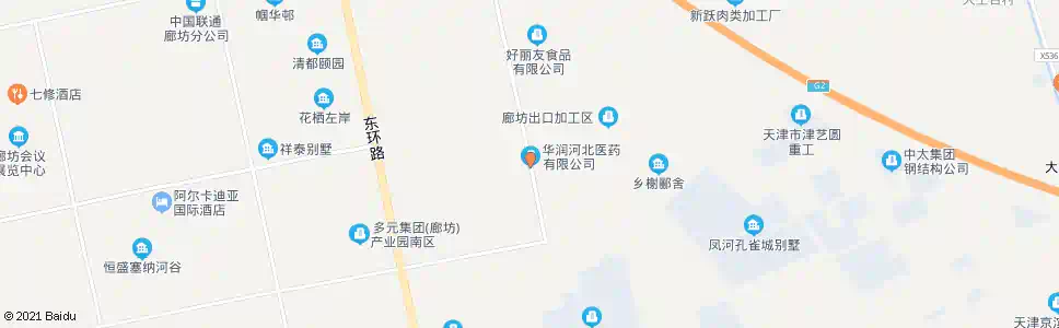 廊坊百冠包装公司_公交站地图_廊坊公交_妙搜公交查询2025