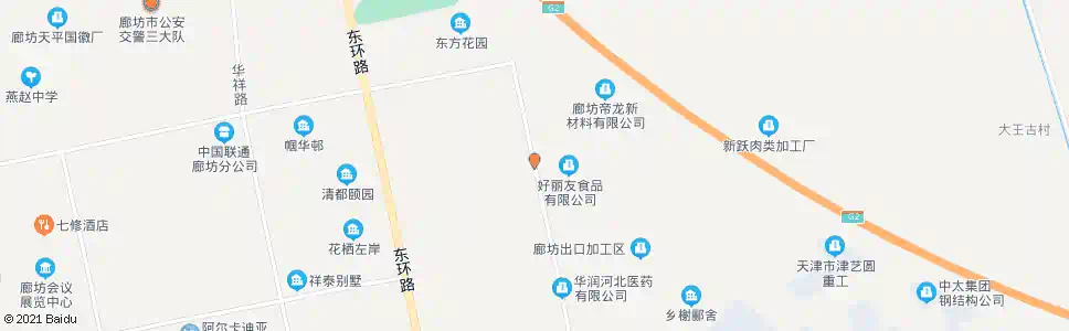 廊坊好丽友公司_公交站地图_廊坊公交_妙搜公交查询2025