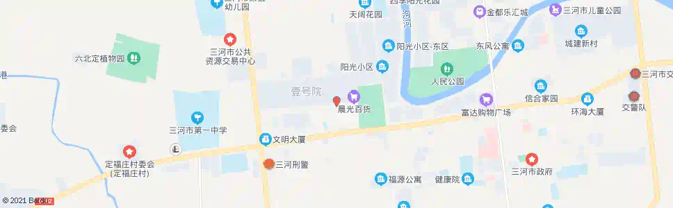 廊坊新天地二期南门_公交站地图_廊坊公交_妙搜公交查询2025