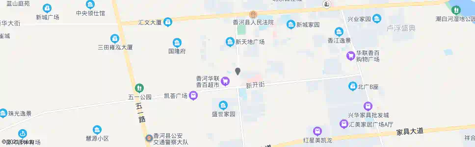 廊坊步行街西口_公交站地图_廊坊公交_妙搜公交查询2025