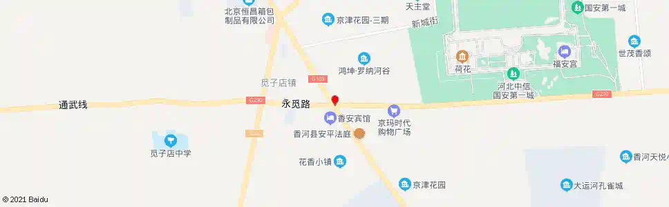 廊坊安平检查站_公交站地图_廊坊公交_妙搜公交查询2025