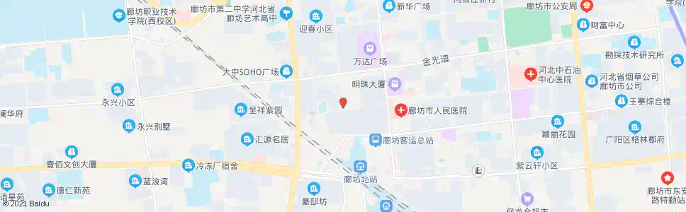 廊坊友好医院_公交站地图_廊坊公交_妙搜公交查询2025