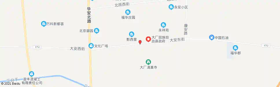 廊坊西大街路口西_公交站地图_廊坊公交_妙搜公交查询2025
