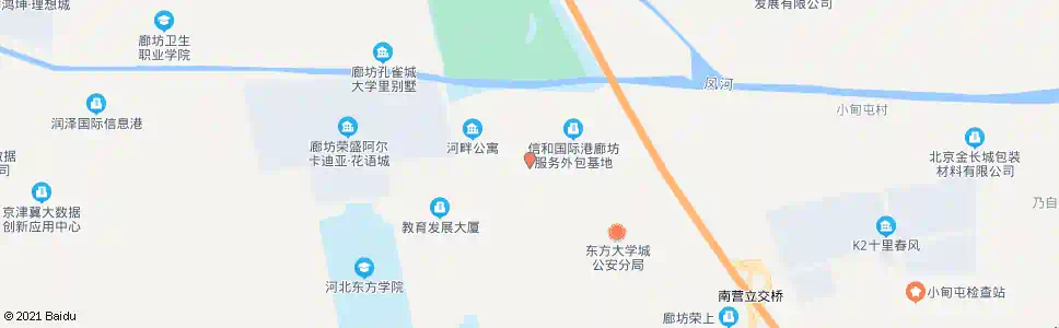廊坊廊坊大学城东门_公交站地图_廊坊公交_妙搜公交查询2025