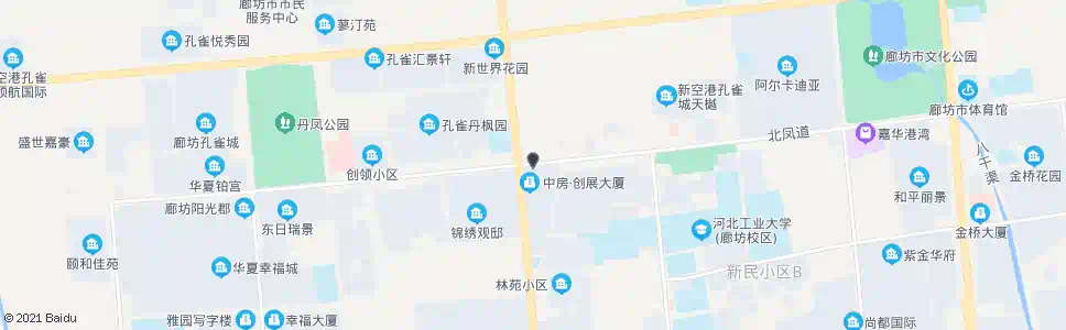 廊坊锦绣小区北道口_公交站地图_廊坊公交_妙搜公交查询2025