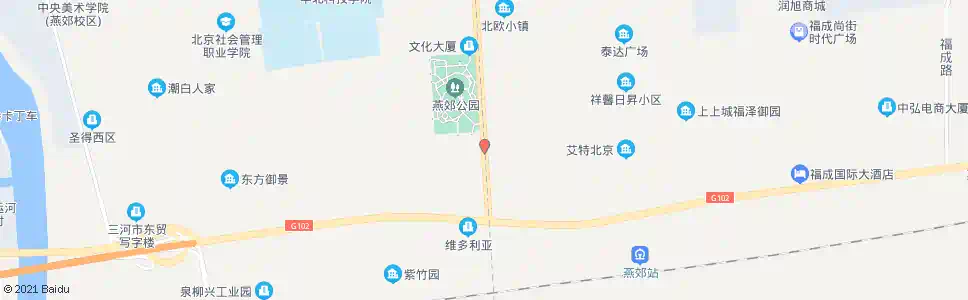 廊坊燕郊行宫宾馆_公交站地图_廊坊公交_妙搜公交查询2025