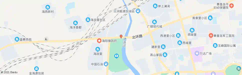秦皇岛海阳大桥(北环路)_公交站地图_秦皇岛公交_妙搜公交查询2025