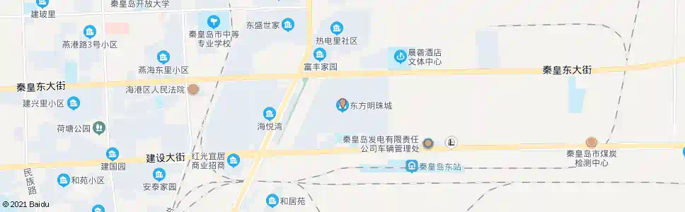 秦皇岛东方明珠城_公交站地图_秦皇岛公交_妙搜公交查询2025