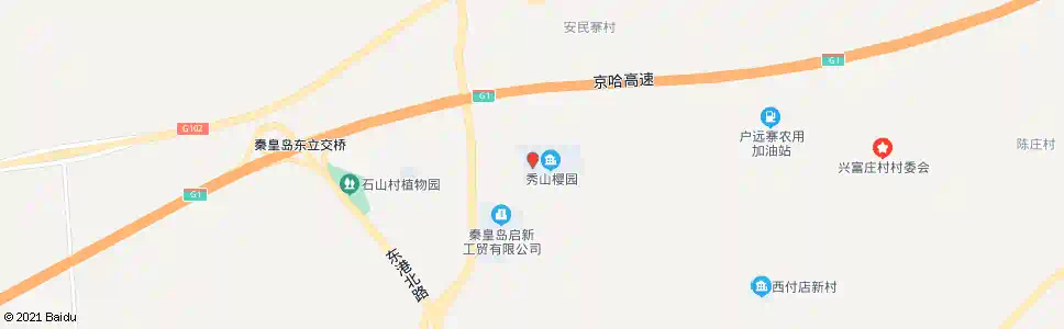 秦皇岛秀山樱园小区_公交站地图_秦皇岛公交_妙搜公交查询2025