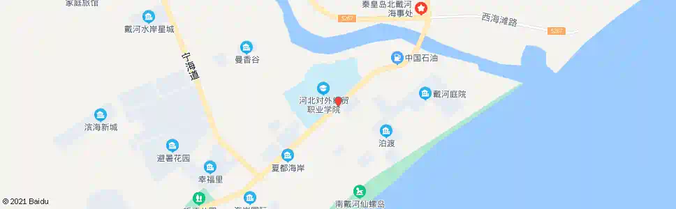 秦皇岛秦皇岛外语学院_公交站地图_秦皇岛公交_妙搜公交查询2025