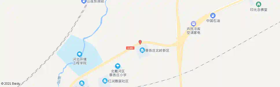秦皇岛蔡各庄北岭新区_公交站地图_秦皇岛公交_妙搜公交查询2025