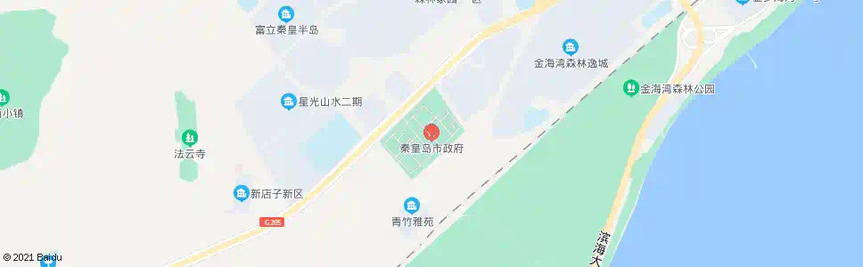 秦皇岛市政府_公交站地图_秦皇岛公交_妙搜公交查询2025