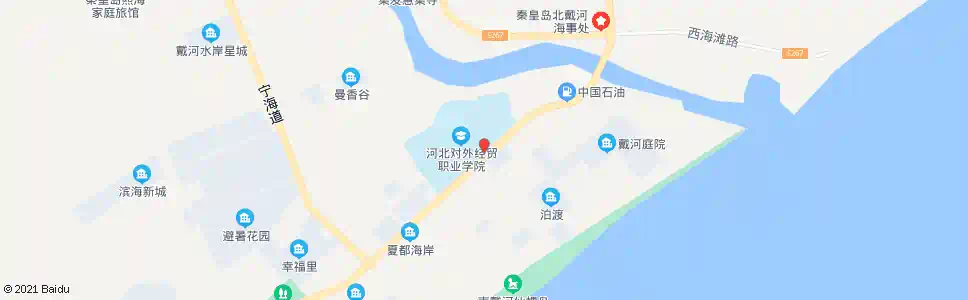 秦皇岛河北外国语职业学院_公交站地图_秦皇岛公交_妙搜公交查询2025