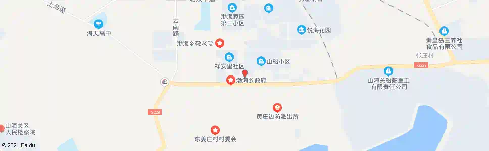 秦皇岛船厂路口_公交站地图_秦皇岛公交_妙搜公交查询2025
