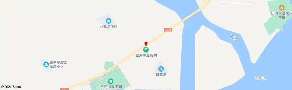 秦皇岛白鹭岛(田庄)_公交站地图_秦皇岛公交_妙搜公交查询2025