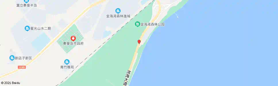 秦皇岛山东堡停车浴场_公交站地图_秦皇岛公交_妙搜公交查询2025