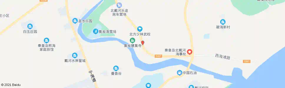 秦皇岛海北路路口_公交站地图_秦皇岛公交_妙搜公交查询2025