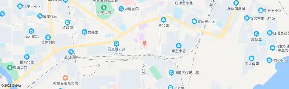 秦皇岛海港医院_公交站地图_秦皇岛公交_妙搜公交查询2025