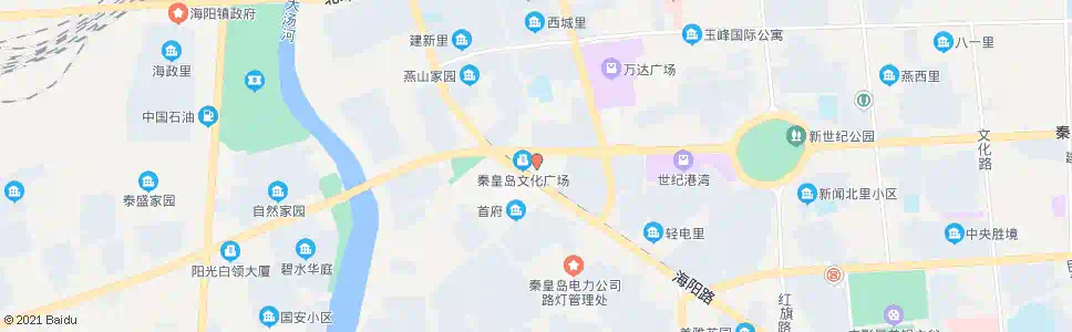 秦皇岛市群众艺术馆_公交站地图_秦皇岛公交_妙搜公交查询2025
